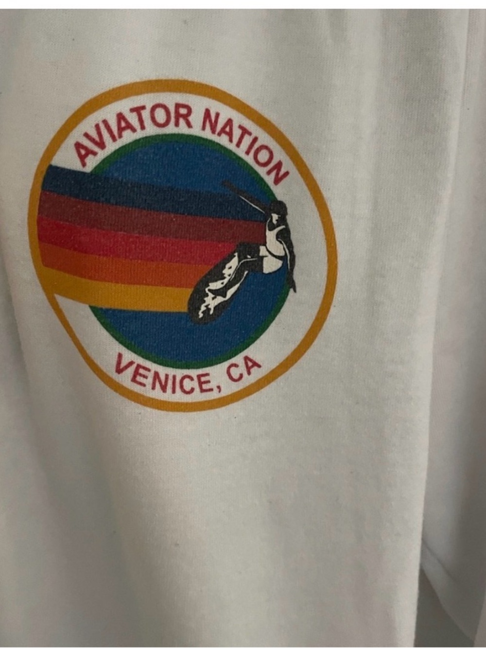 Aviator Nation White Sweatpants -Limited Editon Aspen - Picture 3 of 6